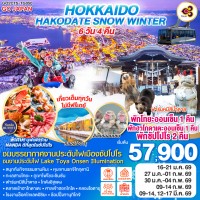 HOKKAIDO HAKODATE SNOW WINTER 6D 4N โดยสายการบินไทย [TG]