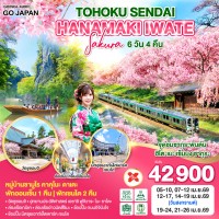 TOHOKU SENDAI HANAMAKI IWATE SAKURA 6D 4N โดยสายการบินไทยแอร์เอเชีย เอ็กซ์ [XJ]