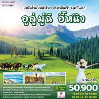 บำบัดใจด้วยสีเขียว เที่ยวซินเจียงตะวันตก อูลู่มู่ฉี อี้หนิง 9 วัน 7 คืน โดยการบิน ไชน่า อีสเทิร์น (MU)