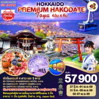 HOKKAIDO PREMIUM HAKODATE TOYA 6D 4N โดยสายการบินไทย [TG]